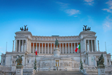 Fototapeta na wymiar Piazza Venice, Rome, Italy