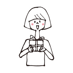 プレゼントを渡す