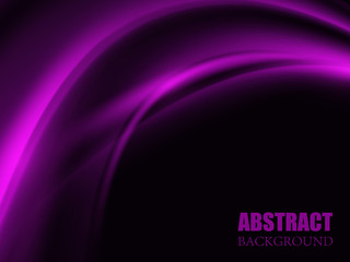 Abstract purple wave background. Vector illustration