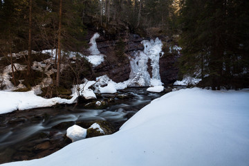 Typical beautiful landscape in Dolomites