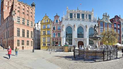 Fototapeta na wymiar Old town of Gdansk