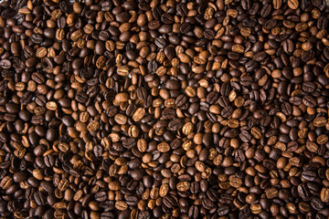 Coffee bean background