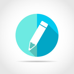Pencil icon. Vector illustration.