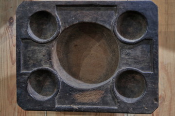 Rectangular tray for rice serving-handicrafts of the Cordillera peoples. Banaue-Ifugao province-Phlippines.0104