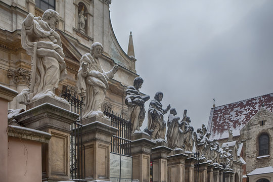 Picture Of Apostles At Church Of St. Peter And Paul In Krakow