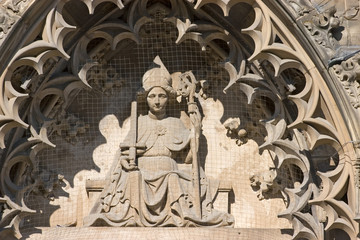 Ankt Kilian an der Kilianskirche in Heilbronn