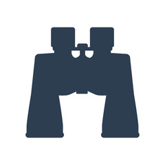 binoculars icon on white background.