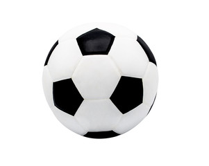 soccer ball isolated on white with clipping path