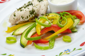 chicken with vegetables