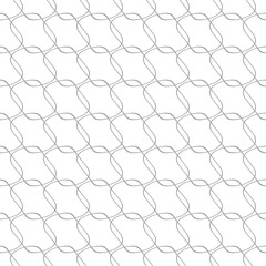 Gray geometric design on white background. Seamless pattern