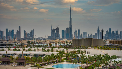 Obraz premium panorama di dubai