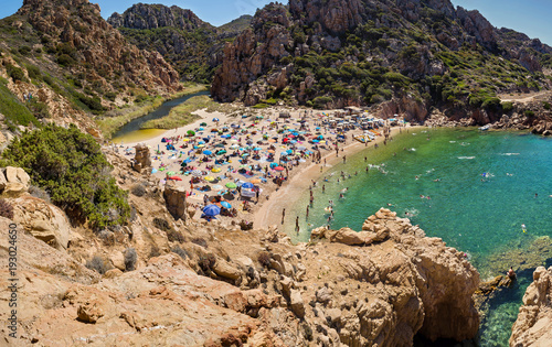 Spiaggia Di Li Cossi Sardegna Italy Stock Photo And