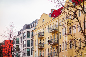 Fototapeta premium residential and modern houses in a row