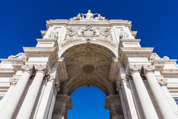 Obraz premium Lissabon – Triumphbogen „Arco da Rua Augusta“