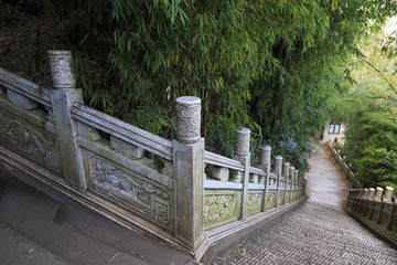 Dragon gate, and temple in Kunming China