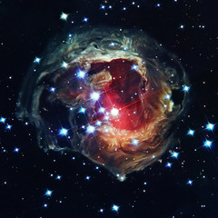 Supernova Explosion, in constellation Monoceros. Elements of this image furnished by NASA....
