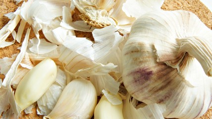 Garlic Wood Background
