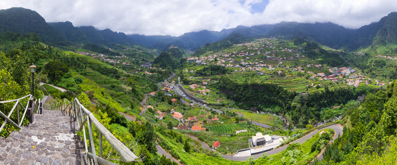 Fototapeta na wymiar Landscape near Sao Vicente, Madeira, Portugal