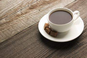 Cup of cofee with sugar