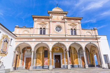 Fototapeta na wymiar Madonna del Sasso Church, Locarno, Switzerland