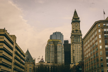 Fototapeta na wymiar Boston Clock Tower