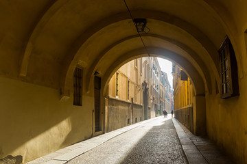 Obraz premium Narrow streets of Parma