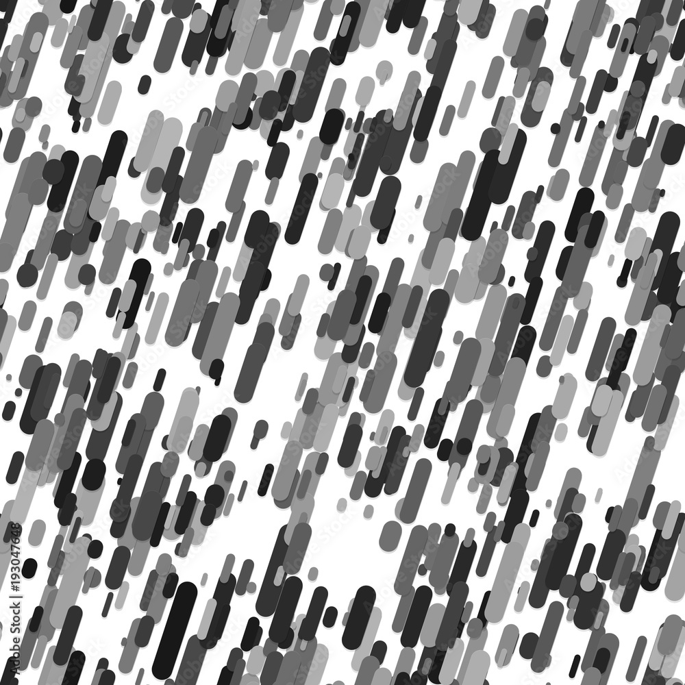Poster abstract irregular rounded stripe pattern background - vector illustration