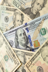 american dollars, finance concept, money background