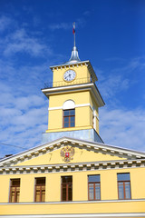 Plant management Izhora Factory building in Kolpino.