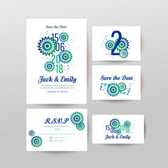 Wedding collection. Spring ornament concept. Floral poster, invite.