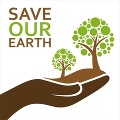 Go green poster template