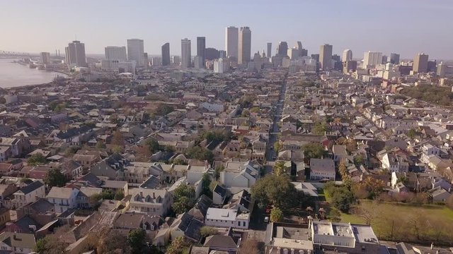 Aerial Panoramic View of New Orleans 2