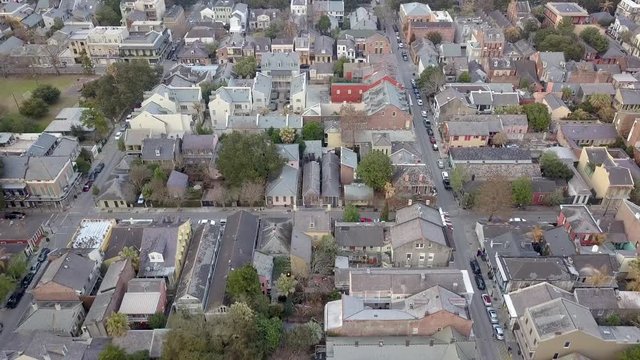 Flyover French Quarter toward Marigny 2