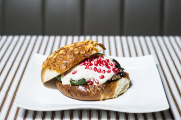 Hamburguesa a la mexicana