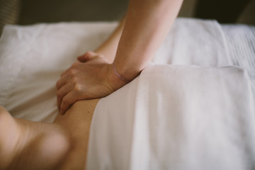 close up of a massage