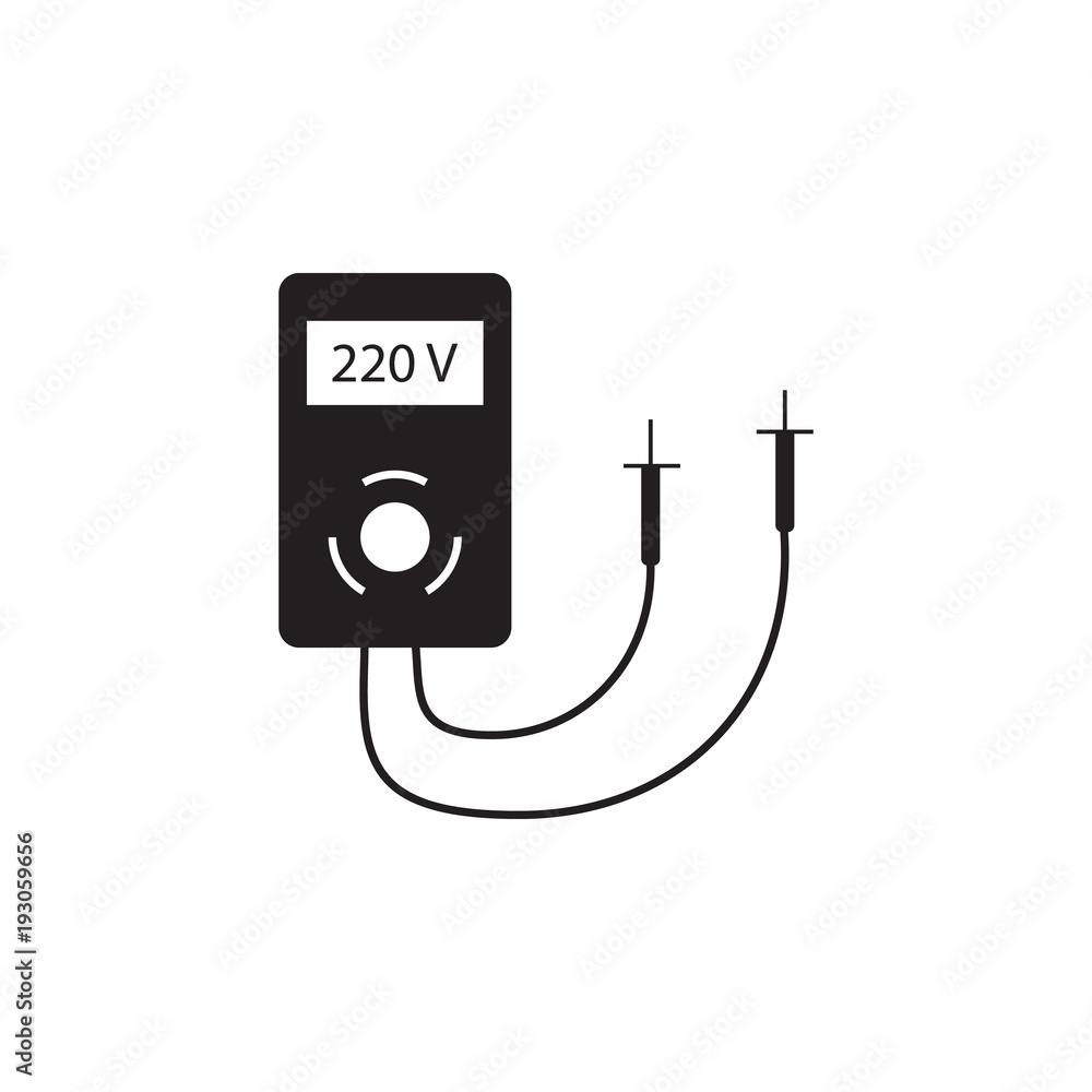 Poster ammeter icon. element of measuring items for mobile concept and web apps. icon for website design an