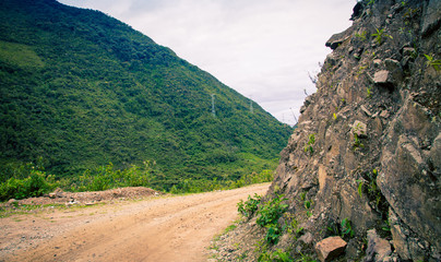 rocky trail in Peru
