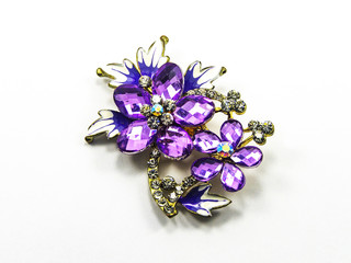 flower brooch