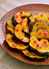 Roasted acorn squash