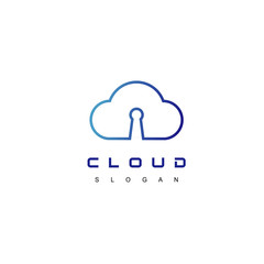 Cloud Secure Logo Design