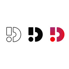 Letter D Logo, D  Icon Design 