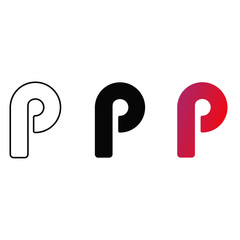Letter P Logo, P  Icon Design 