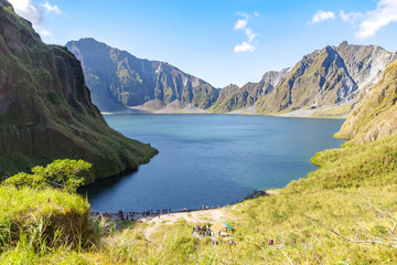 Fototapeta premium Beautiful landscape at Pinatubo Mountain Crater Lake