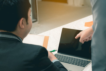 business success concept : business people meeting working teamwork