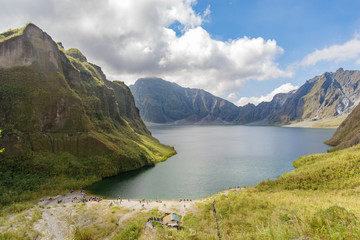 Beautiful landscape at Pinatubo Mountain Crater Lake