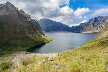 Beautiful landscape at Pinatubo Mountain Crater Lake