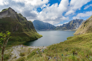 Fototapeta na wymiar Beautiful landscape at Pinatubo Mountain Crater Lake