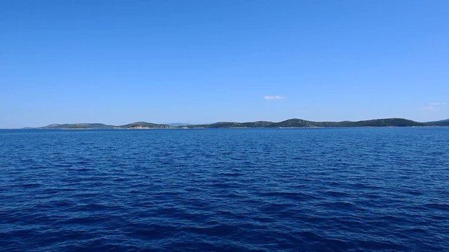 View of National Park Kornati islands 
