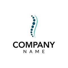 Physical therapy vector logo icon illustration
