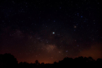 Fototapeta na wymiar Milky Way background